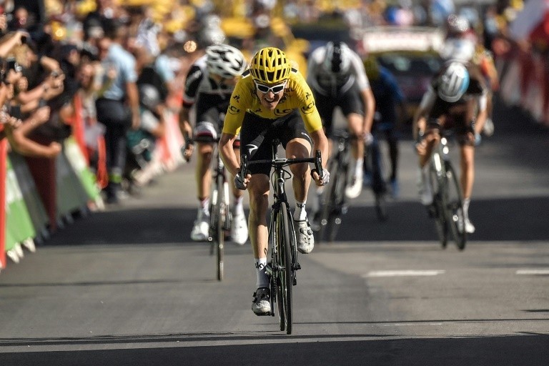 Geraint Thomas wins the Yellow Jersey on the 11th Stage of the Tour de France