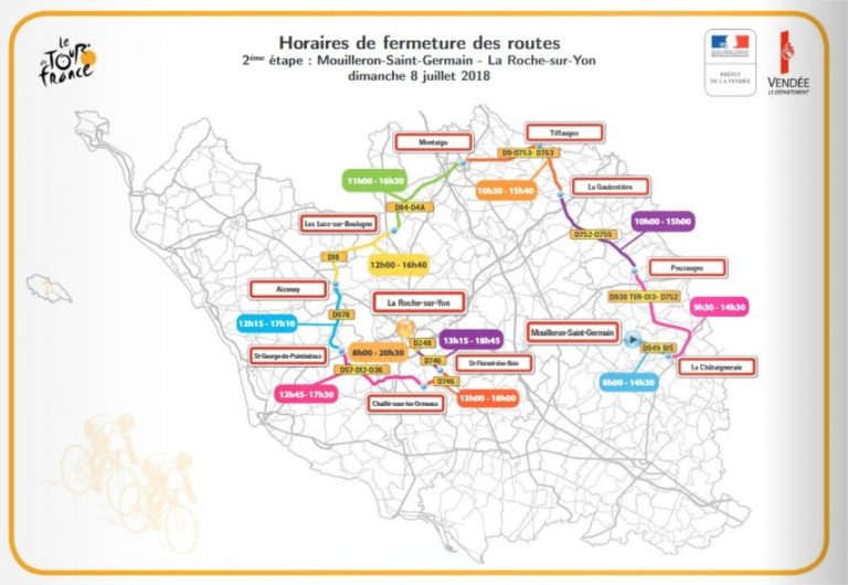 Tour de France: All About Road Closures in the Vendée - chb44.com ...