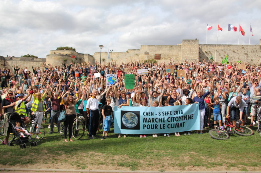 A citizen march against the climate took place in Caen this Saturday, September 8, as in 109 other cities in France. 1,500 people marched in the streets of Caen.