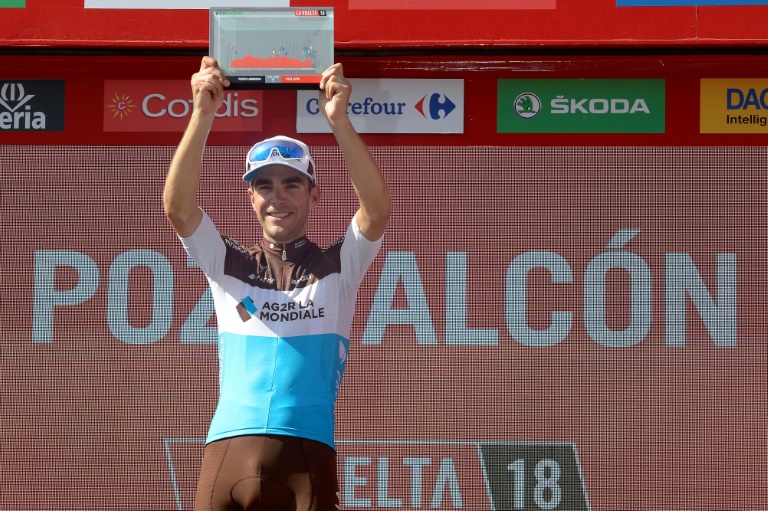 Tony Gallopin, winner of the 7th stage of the Tour of Spain