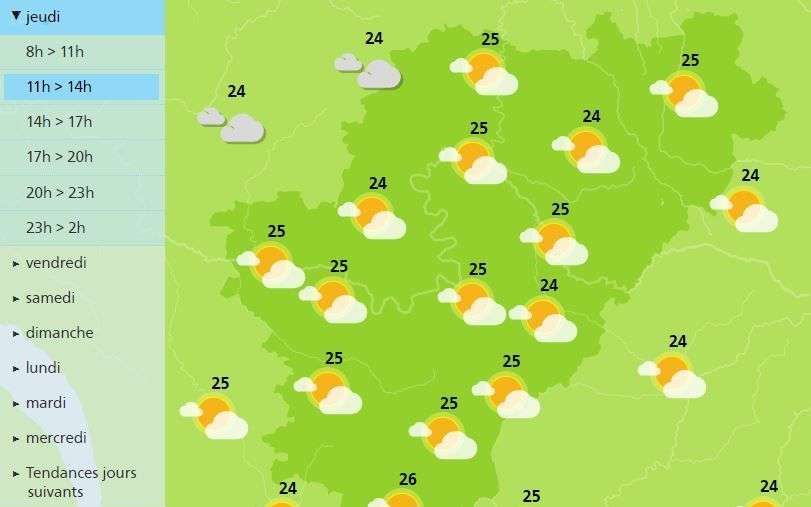Weather in Charente: Grey in the Morning, Clearing in the Afternoon 1