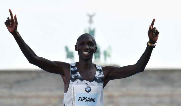 Kenyan marathoner Wilson Kipsang thrilled with his 3rd place in Berlin on 16 September 2018