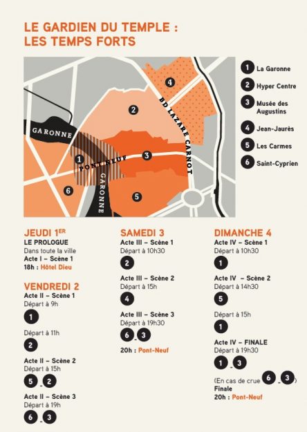 Route of the Giant machines in Toulouse