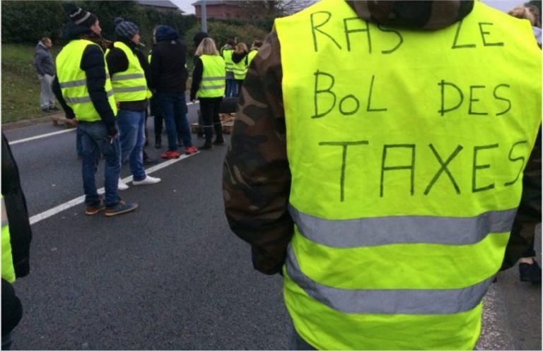 Fuel protests across France on the 17th November