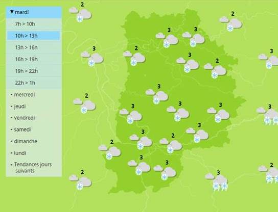 Some flakes are announced this Tuesday morning in Seine-et-Marne