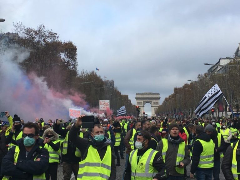 The Yellow Vests want to join the Concorde in Paris (© La Marne)