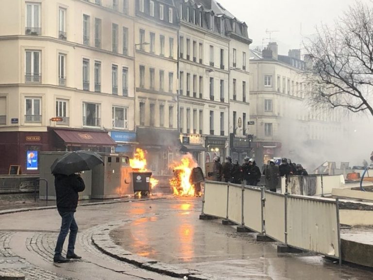 Tensions rose in the Seine-Maritime by yellow vests protesters