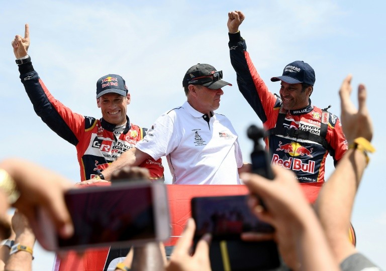 Nasser al-Attiyah wins the Dakar for the third time