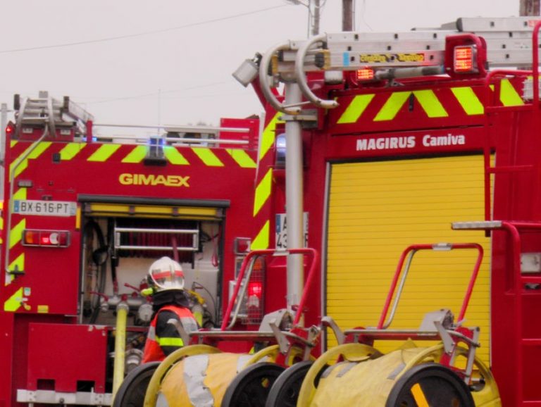 Near Rouen a man was burnt to his hands and face in a workshop fire