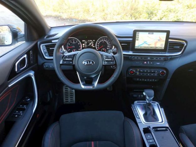 The interior of the Kia ProCeed