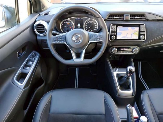 Interior of the Nissan Micra N-Sport