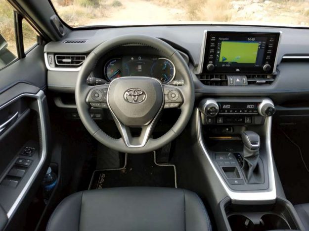 Interior of the Toyota RAV4