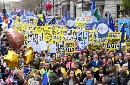 A million people march in London against Brexit