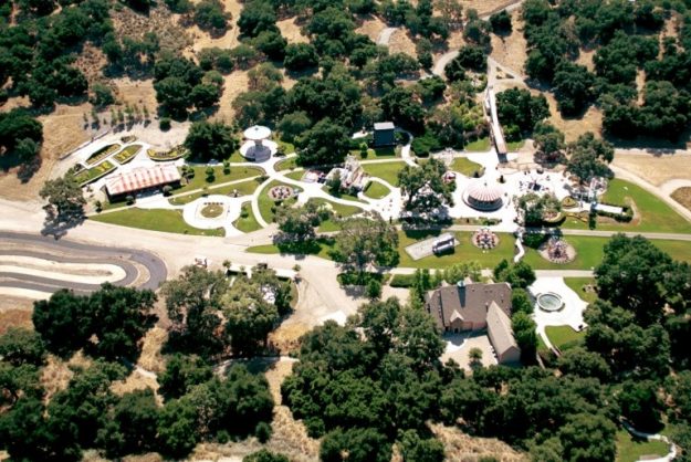 Archival image of the former Michael Jackson Ranch in California, June 25, 2001