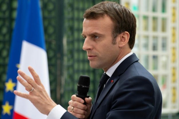 Emmanuel Macron at Bordaeux on 1 March 2019. 