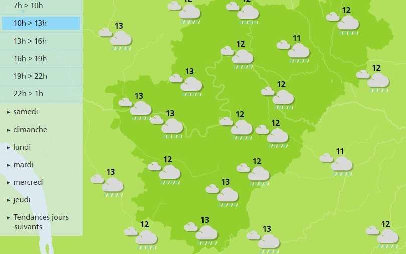 A grey wet start in the Charente