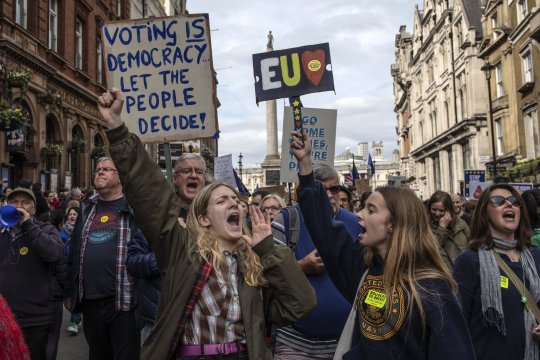More than a million protesters took part in the Put It To The People march for a second referendum in London on Saturday