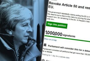 Revoke artcle 50 petition to stop Brexit hits 1,000,000 signatures