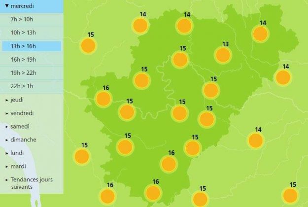 A Warm afternoon for the Charente department