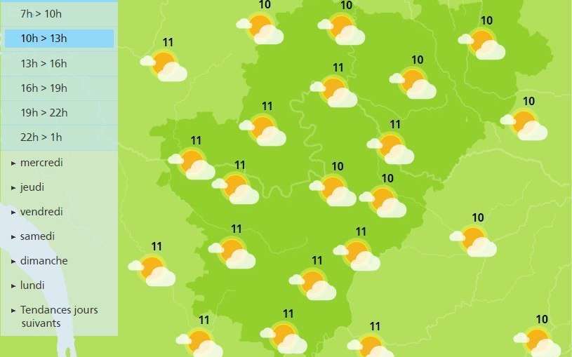 More thunderstorms are forecast for the Charente