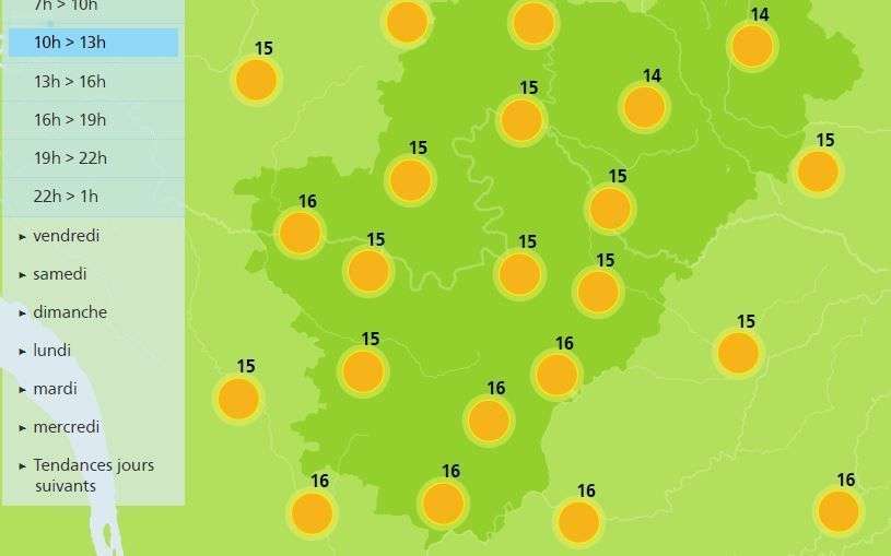 Sunshine and rising temperatures for the Charente this Thursday