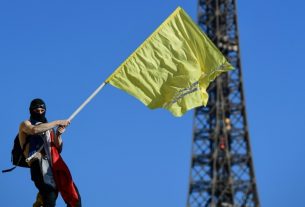 33.700 yellow vests demonstrators according to the Minister of the Interior