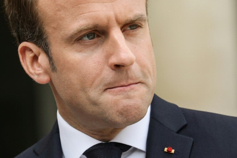 Emmanuel Macron, Paris, April 23, 2019.