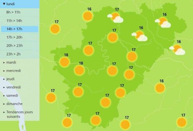 A good afternoon is forecast for the Charente