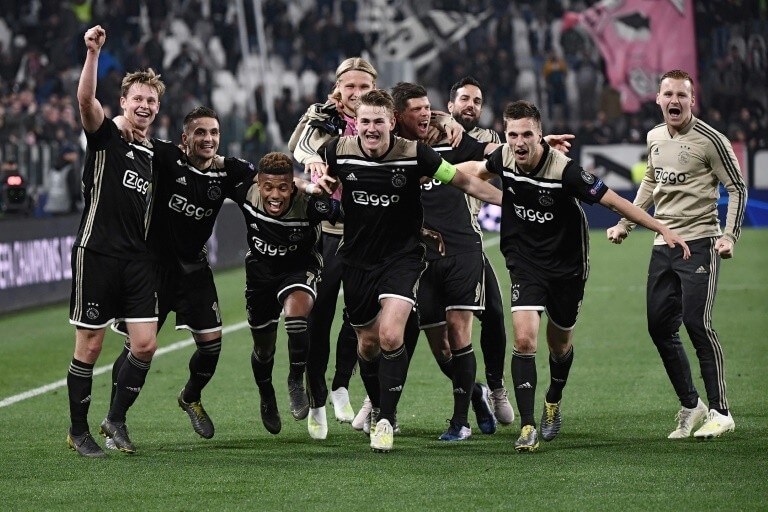 Ajax qualify for the Semi Finals of the Champions League
