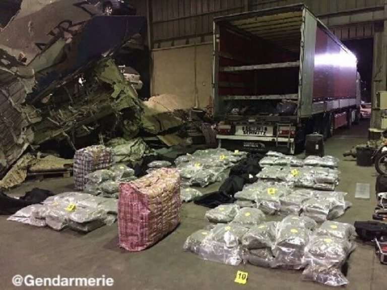 More than 200kg of cannabis were seized Wednesday, April 10, 2019 by the Research Section of Toulouse.