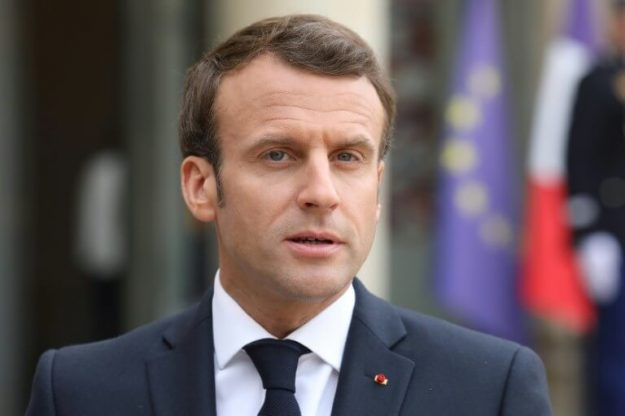 Emmanuel Macron on April 2, 2019 at the Elysee. 