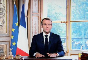 Emmanuel Macron, November 4, 2018 at the Elysee.