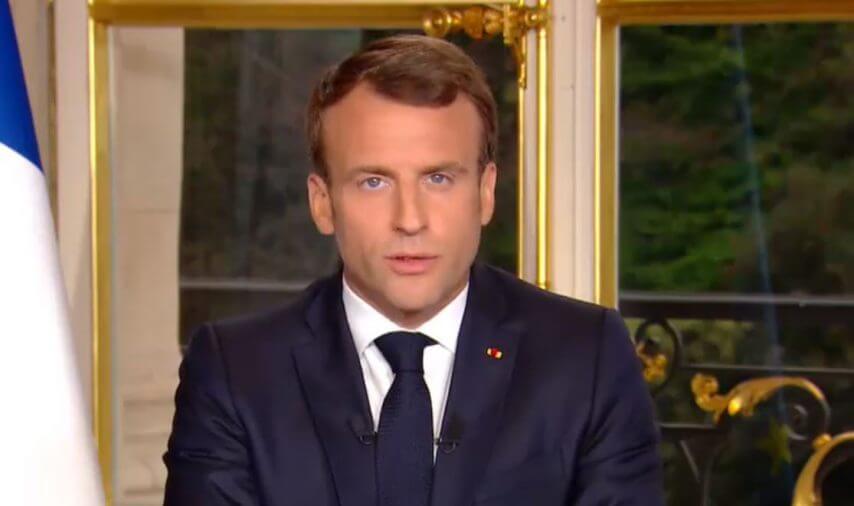 Emmanuel Macron spoke on television Tuesday, April 16, 2019 about the fire of Notre-Dame de Paris.