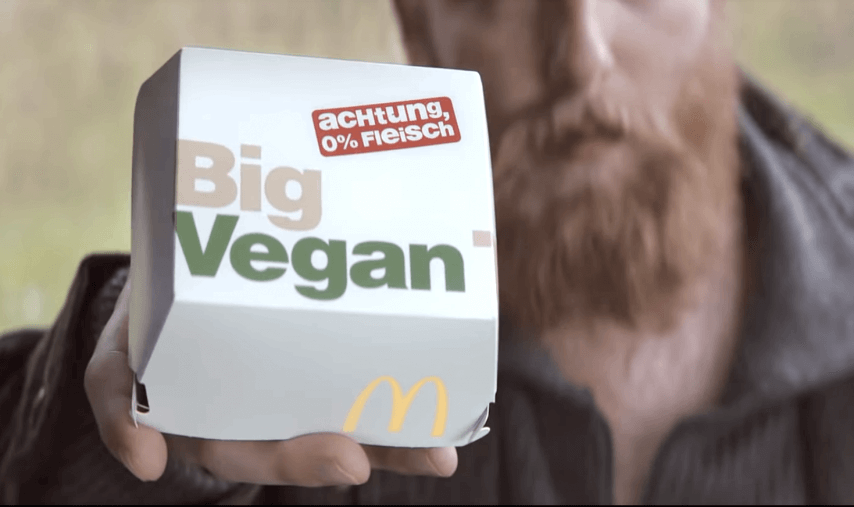 The newcomer at McDonald's in Germany: the Big Vegan TS