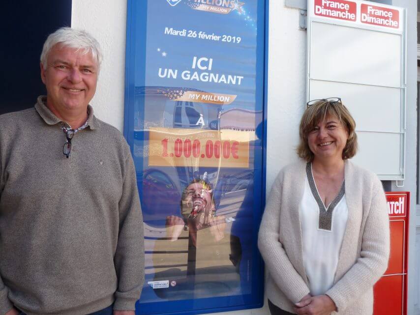 The owners of Le Ressac in Jard-sur-Mer, delighted to have a millionaire client