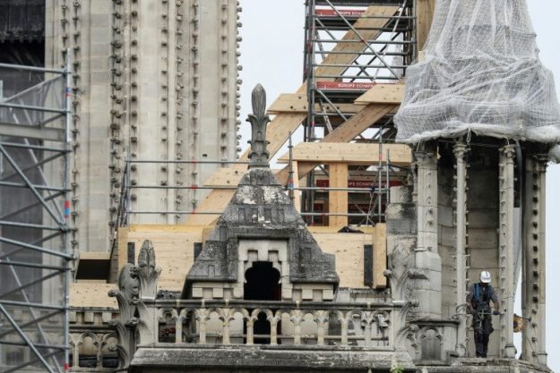 Initial works commence on Notre-Dame Cathedral