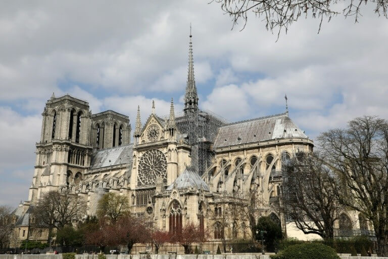 Photo of Notre-Dame de Paris, March 27, 2019.