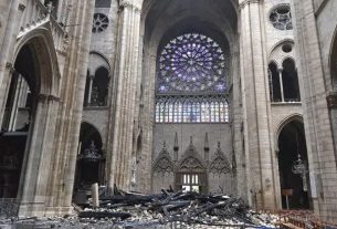 Works of art saved from Notre-Dame and sheltered in safe places