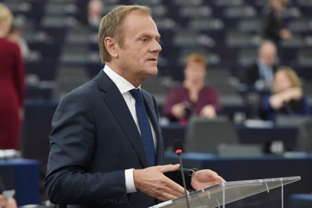 Donald Tusk suggests Brexit should be delayed for up to a year