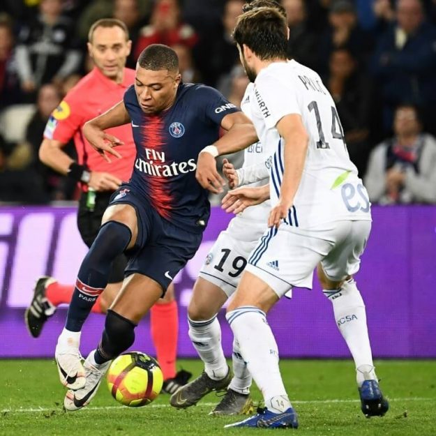 PSG striker Kylian Mbappé