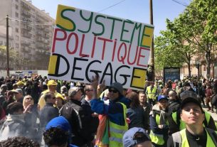 An act 23 yellow vests is planned in Toulouse, Saturday, April 20, 2019.