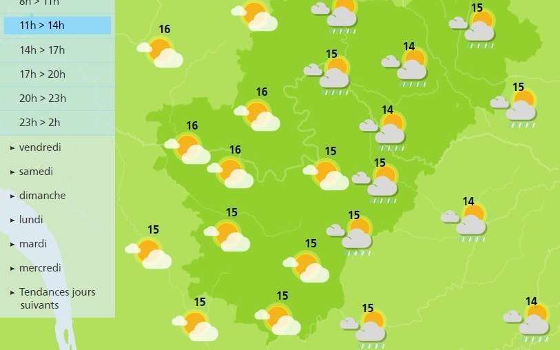 A mixed weather forecast for the Charente this Thursday