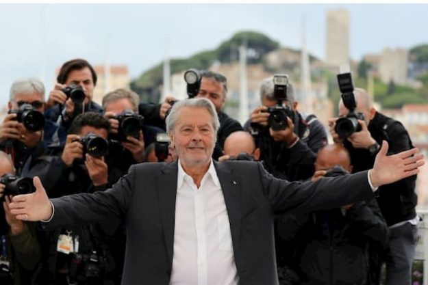 Alain Delon at the Cannes Film Festival, May 19, 2019. 