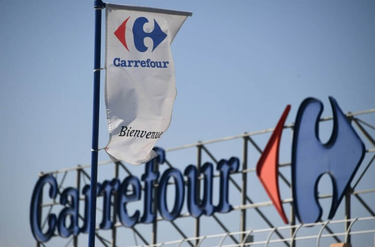 A Carrefour supermarket in Montpellier on March 28, 2019.