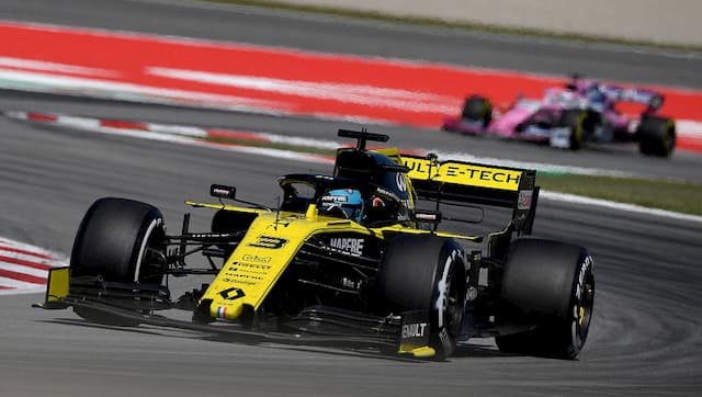 Daniel Ricciardo (Renault) finished 12th at the Spanish Grand Prix.