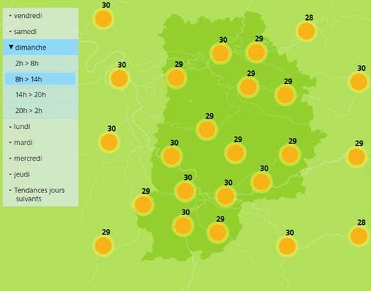 Great weather forecast this Sunday for the Seine-et-Marne 