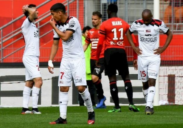 Guingamp relagated from Ligue 1 football