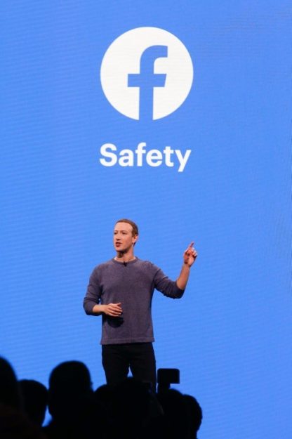 Mark Zuckerberg, April 30, 2019 in San Jose, California. 