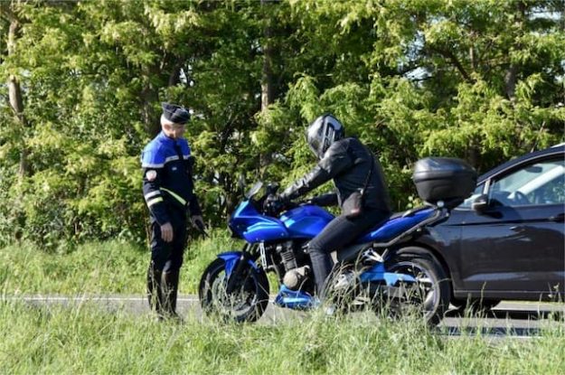 Motorbikes have been targeted by the control, but motorists will also be concerned 