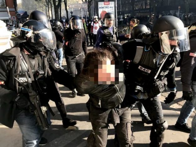 The police officers of the BAC Toulouse had been reinforced by their colleagues in Nice, directly targeted by the activist. 